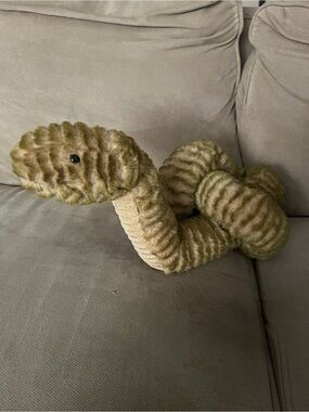 Jellycat Slither Snake Olive Green Stuffed Toy Authentic 10.6in x 2.4in x 19.7in